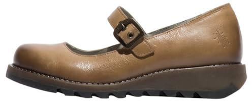 Fly London Zapatos Planos Samp132flyMary Jane para Mujer, marrón, 5 UK