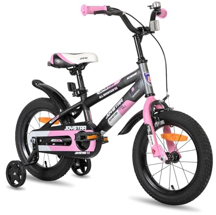JOYSTAR Berry 36 cm Bicicletta per bambini per bambini e bambine da 3 a 5 anni, 36 cm bicicletta con stabilizzatori, rosa