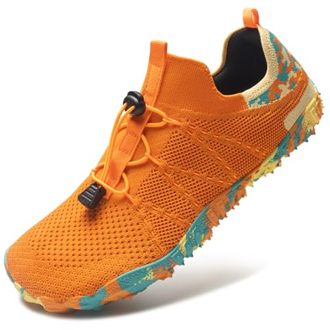 CJROSM Hiking Barefoot Shoes Women Water Shoes Men,Wide Toe Box Quick Dry Beach Aqua Swim Shoes for Womens Mens,Outdoor Athletic Sport Shoes for Kayaking,Boating,Surfing Training,Running,Walking & Water Sports
