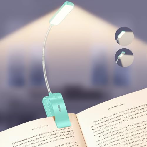 Gritin 2026 2a Gen Luce per Lettura Libri a Letto- 30 LED Spettro Completo