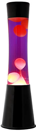 I-TOTAL - Lava Lamp Magma / 40 CM (viola/cera Gialla 3)