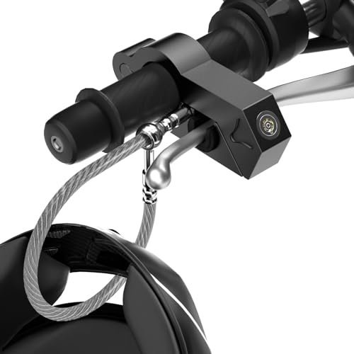 Unifizz Lucchetto antifurto per moto e casco, antifurto per moto, moto sportive, scooter e ATV