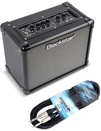 Blackstar ID Core 10 V4 Combo gitarrförstärkare förstärkare med keepdrum jackkabel