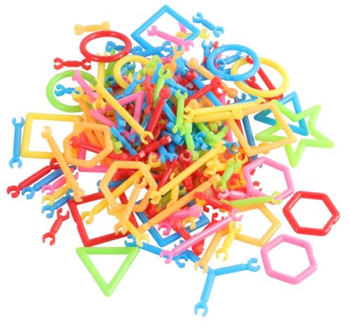 Milisten 1 Juego Juego de Bloques de construcción Infantiles ingeniería de la construcción educativa Barras de Bloques de construcción ensamblar Bloques de construcción Color Aleatorio