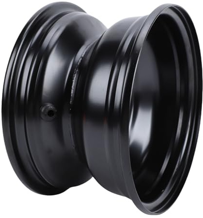 Akozon Cerchione Ruota Anteriore ATV 8 Pollici 19x7.00-8, Cerchio in Acciaio a 4 Fori per Go Kart, Quad, Bici Cross, Buggy e Tosaerba, Ad Alta Resistenza
