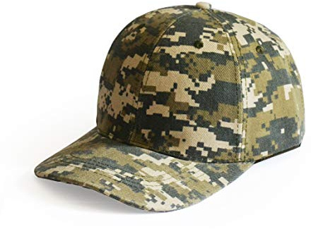 UltraKey Mens Womens Army Military Baseball Cap Camouflage Hats for Hunting Fishing Outdoor Activities Digital Camouflage