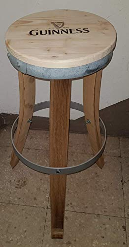 Fass Barhocker aus Weinfassdauben WEINFASS FASSSTUHL STEHTISCHHOCKER Sitz 71 cm