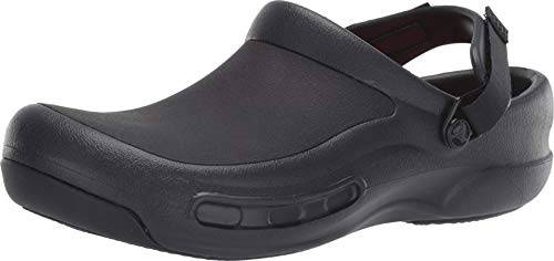 Crocs Unisex Bistro Pro Literide Clogs, Black Black 001, 8 UK Men 9 UK Women