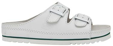 Scholl Air Bag BycUnlined-U, Scarpe da lavoro per settore medico Unisex - Adulto, Bianco, 43 EU