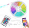 BRILONER - LED Strip 5m Smart Home, App- und Sprachsteuerung, buntes RGB Licht, LED Streifen, Leiste, Zimmer deko, Gaming, Band, Lichtleiste, Lichtband, 500x1x0,3 cm, Weiß