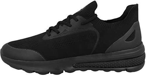 Geox Men's U Spherica Actif Sneaker, Noir, 39 EU