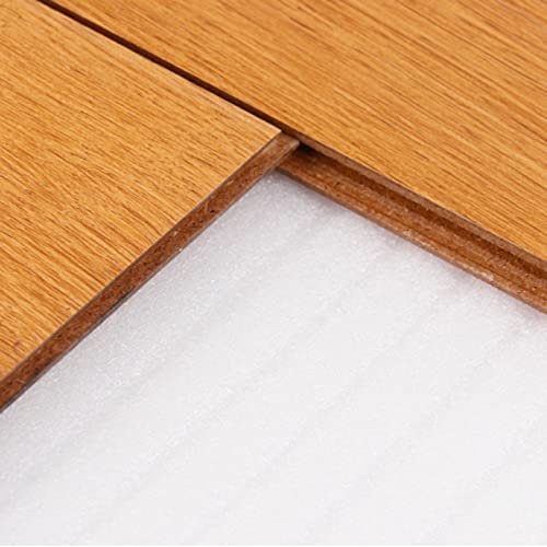 HARICSET Foglio di Alluminio Isolamento Anticalpestio Sottopavimento per Laminato Spessore 2 mm di Isolamento Acustico da Calpestio Isolamento del Pavimento per Parquet Laminato(Size:1 * 25m)