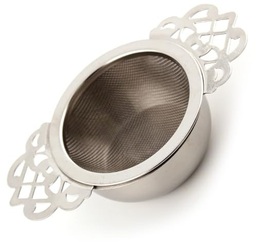 Gaucho Cebar Colino da tè per tè sfuso. Colino da tè in acciaio inox 304. Colino da tè riutilizzabile. Colino per la maggior parte delle tazze. Colino per tè ed erbe aromatiche