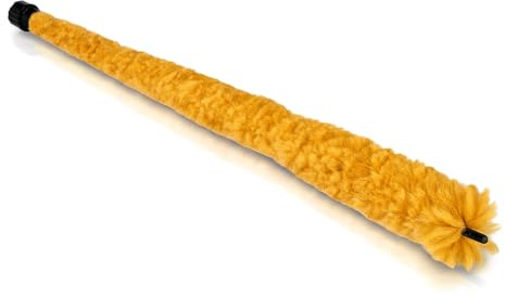 Spazzola Morbida per Sassofono Tenore/Soprano, 60cm Fibra Resistente, Pulizia Interna ed Esterna, Kit Manutenzione Strumenti Musicali (Arancione)