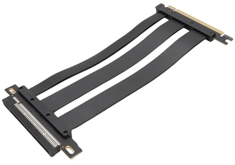 RASTKY PCIE 5.0 X16 High Speed GPU-grafikkort Gen 5 Flexibel Riser-kabel för extrema spel, servrar, PC-fodral, PCIE 4.0 3.0 (30 cm)