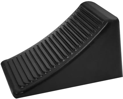 CHILDWEET Cuneo Fermaruota in Gomma Design Triangolare per Camper e Furgoni Antiscivolo Blocco di Bloccaggio per Accessori da Campeggio