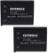 EXTENSILO 2x batteria sostituisce Fuji/Fujifilm NP-45, NP-45A per fotocamera digitale DSLR (700mAh, 3,7V, Li-Ion)