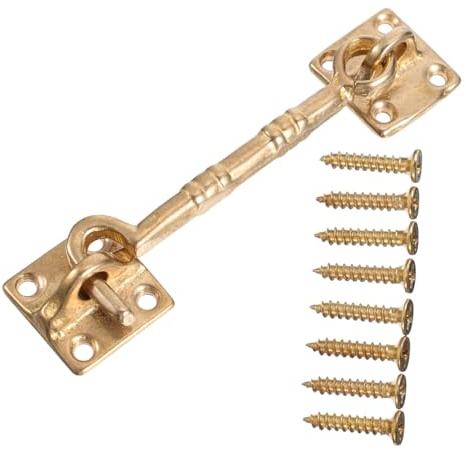 Angoily Storm Window Hook Retro Window Hook for Support Pure Copper Material Screws for Old Style