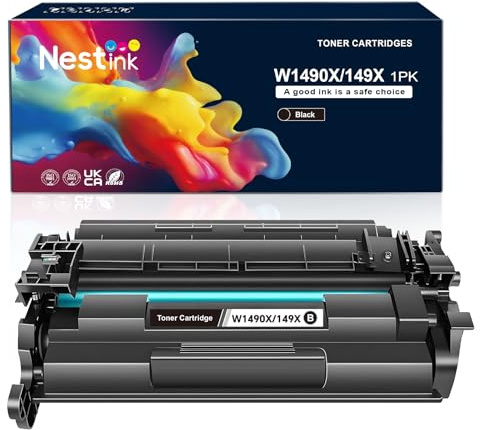 Nestink 【Mit Chip】 W1490X W149X 9500 Seiten Tonr kompatibel mit HP LaserJet Pro MFP 4102fdw Tonr 4102dw 4002dw 4002dn 4002d 4102fw 4102fdn funktioniert Nicht mit H P+ Drucker （mit E -Modell） 1er-Pack