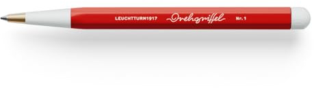 LEUCHTTURM1917 374005 Drehgriffel Nr. 1, Cherry - Kugelschreiber-Mine mit blauer Tinte