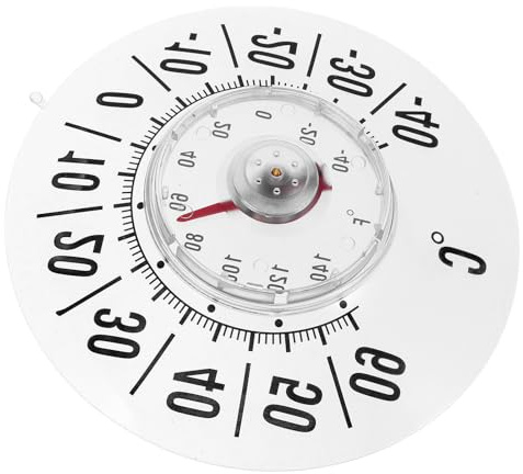 UTHCLO Termometro per Finestra da Interno ed Esterno con Ventosa, Strumento di Misurazione della Temperatura per Casa, Ufficio, Serra e Stanza Ragazzo Ragazza, Lettura Chiara ad Alta