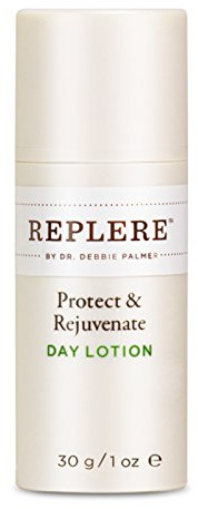 Replere Protect & Rejuvenate Day Lotion – Hyaluronic Acid Face Moisturizer with Coffea Arabica & Aloe – Daily Facial Lotion for Fine Lines, Wrinkles & Dark Spots (1 oz)