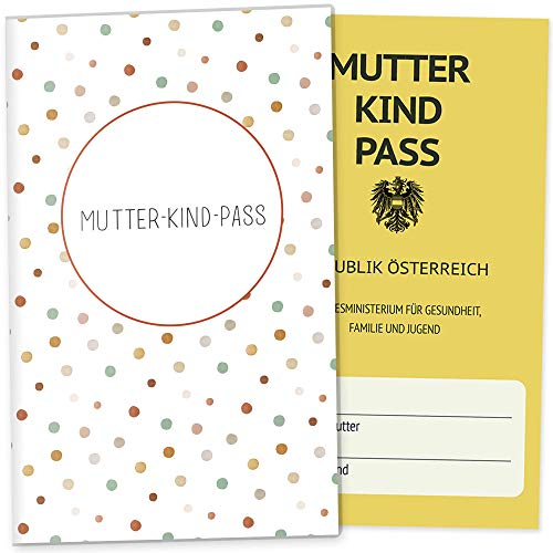 OLGS Mutter-Kind-Passhülle Österreich Little Friend - MuKiPass Hülle, für werdende Mütter, Design Tommy Blanko ohne Personalisierung