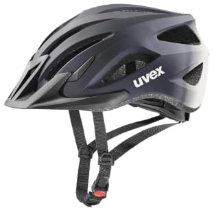 uvex viva 3 - lätt allroundhjälm för dam och herr - individuell storleksanpassning - tvättbar hjälminredning - deep space sand matt - 52-57 cm