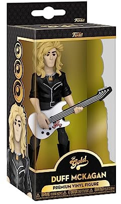 Funko Vinyl Gold 5: Guns N Roses-Duff Mckagan - 1/6 Odds for Rare Chase Variant - Collectable Vinyl Action Figure - Birthday Gift Idea - Official Merchandise - Ideal Toy for Music Fans and Display