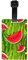Gepäckanhänger mit Namen, Ausweisetiketten, saftige Wassermelone, Persönlichkeits-Gepäckanhänger für Reisegepäck, Tasche, Koffer, Reisezubehör, Anhänger