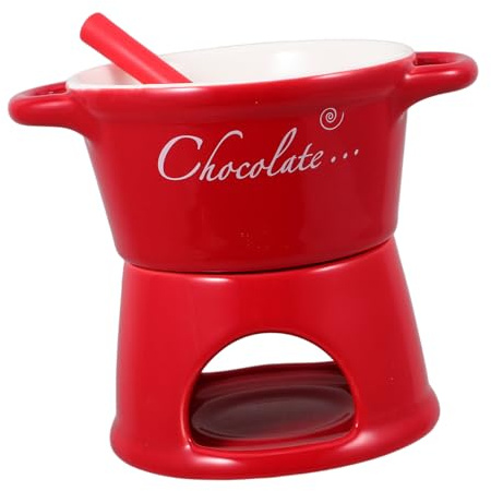 Alipis Rápida De Chocolate Set De Fondue Taza De Cerámica Calentador De Vela De Té