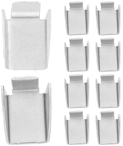 NUOBESTY Clips D'Étagère Métalliques 20 Pièces - Supports Robustes Pour Armoires De Bureau Et Placards - Adaptés Pour Étagères En Bois Contreplaqué Et Panneaux - Installation Facile