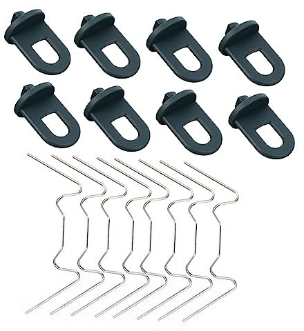 BESPORTBLE Abrazaderas Inoxidable Para De Invernadero Clips De y Colgadores De Plástico