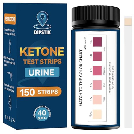 150 bandelettes de test de cétone pour autotest, Bandelettes urinaires pour la maison