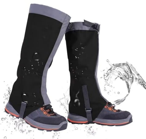 Lifetooler Gamaschen Wandern Gamaschen Wasserdicht Herren Damen Gaiters Outdoor Schneestulpen zum Fahrrad,Jagd,Trekking,Schutz vor Regen,Schnee und Insekten