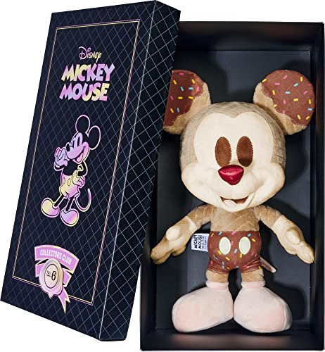 Simba 6315870311 - Disney Ice Cream Mickey Mouse, Sammler Plüschtier in Geschenkbox, Nr. 6 der Kollektion von 12, Amazon Exclusiv, 35cm Plüschfigur, Sammlerstück, ab den ersten Lebensmonaten geeignet