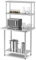 COSTWAY Arbeitstisch Edelstahl mit Aufsatzboard, Edelstahltisch mit Höhenverstellbarer Ablage, Küchentisch bis 617 kg, Zubereitungstisch Gastro Tisch, für Küche Restaurant, Silber (91x61x171cm)