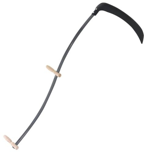 Homgoday Guadaña con Piedra de afilar 145 cm