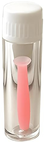 Kryoflare Silicone Contact Lens Remover Tool, Multipurpose Lens Care AccessoryïŒPortable Contact Lens Tweezers Suction Stick Contact Lens Inserter Removal Tool with Case Travel KitPortable Case (Pink)