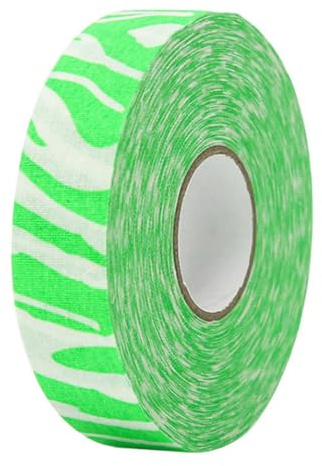 NexusGoods Grip-Tape, Tape Sportivo, Nastro Autoadesivo Antiscivolo 25m X 25mm per Hockey su Ghiaccio/Golf/Tennis/Squash/Badminton/Calisthenics/Fitness/Manubri (Verde con Bianco,25m x 25mm)