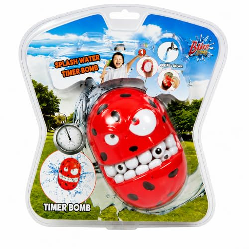 Water Bomb Timed Balloon Toy, 3 Pack, Randomly Assorted Colours, Kids Pool Party Garden Holiday, Outdoor Water Games, Kids