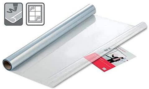 Nobo Tafel-Folien, Statisch Haftend, Trocken abwischbar und Abnehmbar, 800 x 600 mm, 25 Stück, Transparent, 1905158