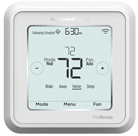 Honeywell TH6320WF2003/U Lyric T6 Thermostat, 3 Heat / 2 Cool Heat Pump Or 2 Heat / 2 Cool Conventional, 2.25  x 6.125  x 5.125