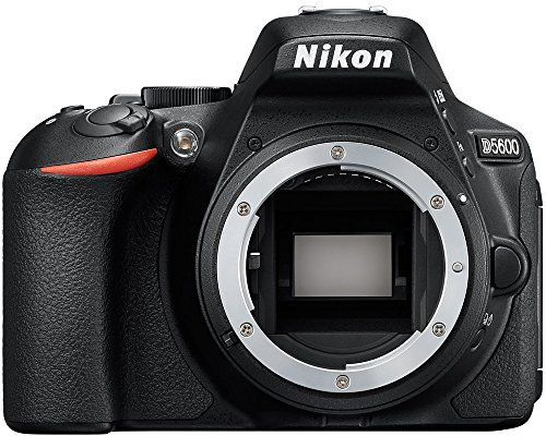Nikon D5600 DSLR Camera [Body only] Wi-Fi and NFC Enabled, International Version - No Warranty (Black)