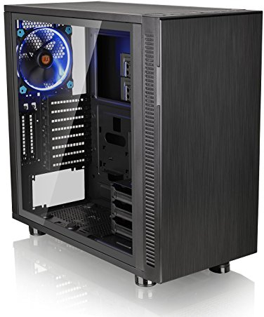 Thermaltake Entstörfilter F31 ATX Mid Tower Ultra Leise Gaming Silent Computer Fall ca-1e3–00 m1wn-00 F31 Mid Tower, CA-1E3-00M1WN-03, Tempered Glass