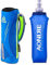 AONIJIE Männer/Frauen Sport Quick Grip Chill Handheld Water Bottle Trinkflasche Trinkrucksack mit 500ML Trinkflasche (Blau)