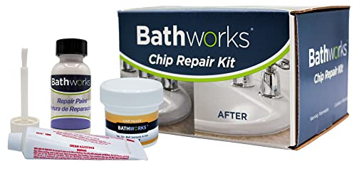 Bathworks Tub And Tile Chip Repair Kit; 4 oz; Bathtubs, Sinks, Tiles, Basins (WHITE)