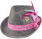 Krause & Sohn Trachtenhut Moni pink Oktoberfest Zubehör 58 cm für Damen Wiesn Wasen-Outfit