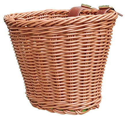 Korgcykel Cykel,Plastrottingkorg Cykelskoter Framväska (A)