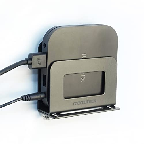 Monzlteck Adjustable Small Device Wall Mount Holder for Apple TV,ROKU,Router,Modem and Other Media Players